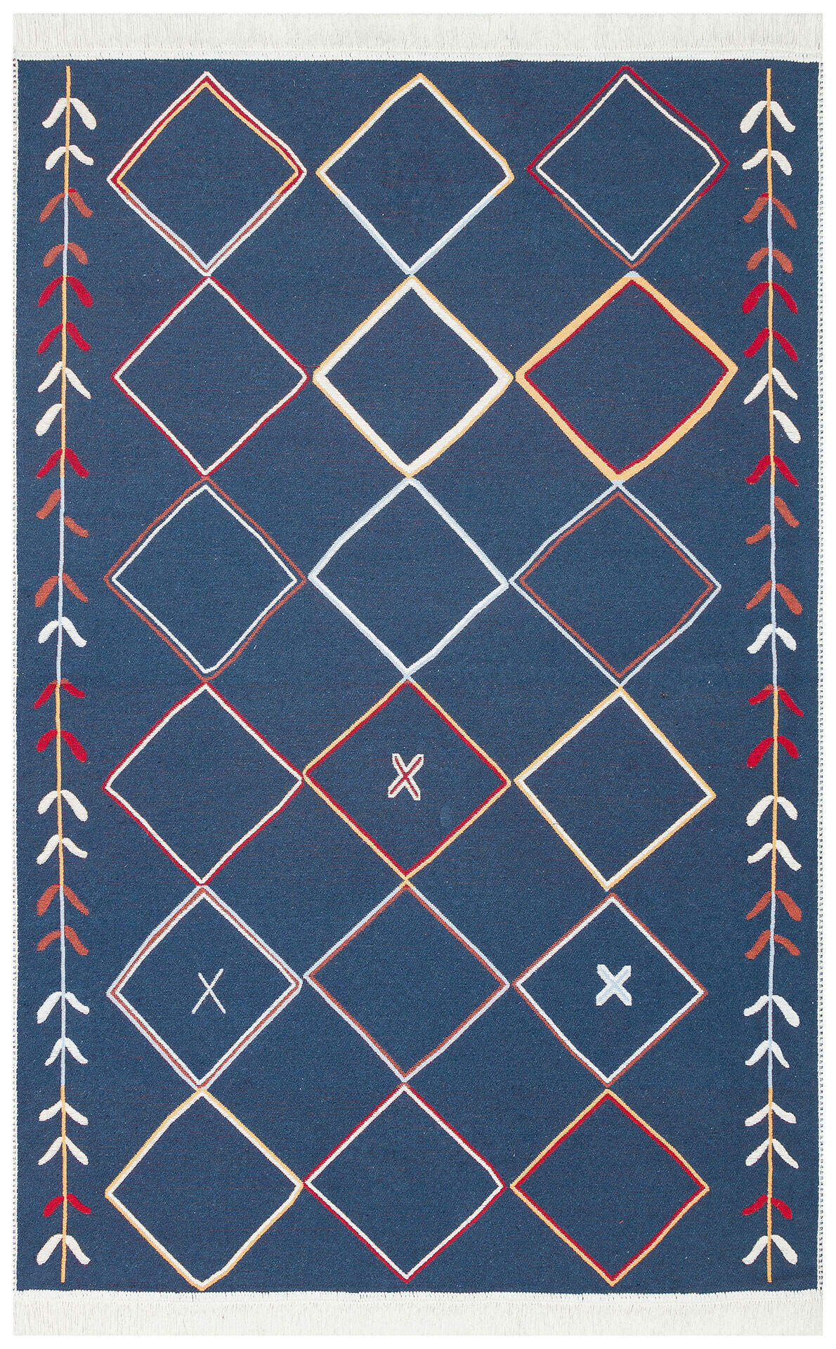 Arya AR 21 Çok Renkli - Yıkanabilir Çift Taraflı Modern Dokuma Kilim